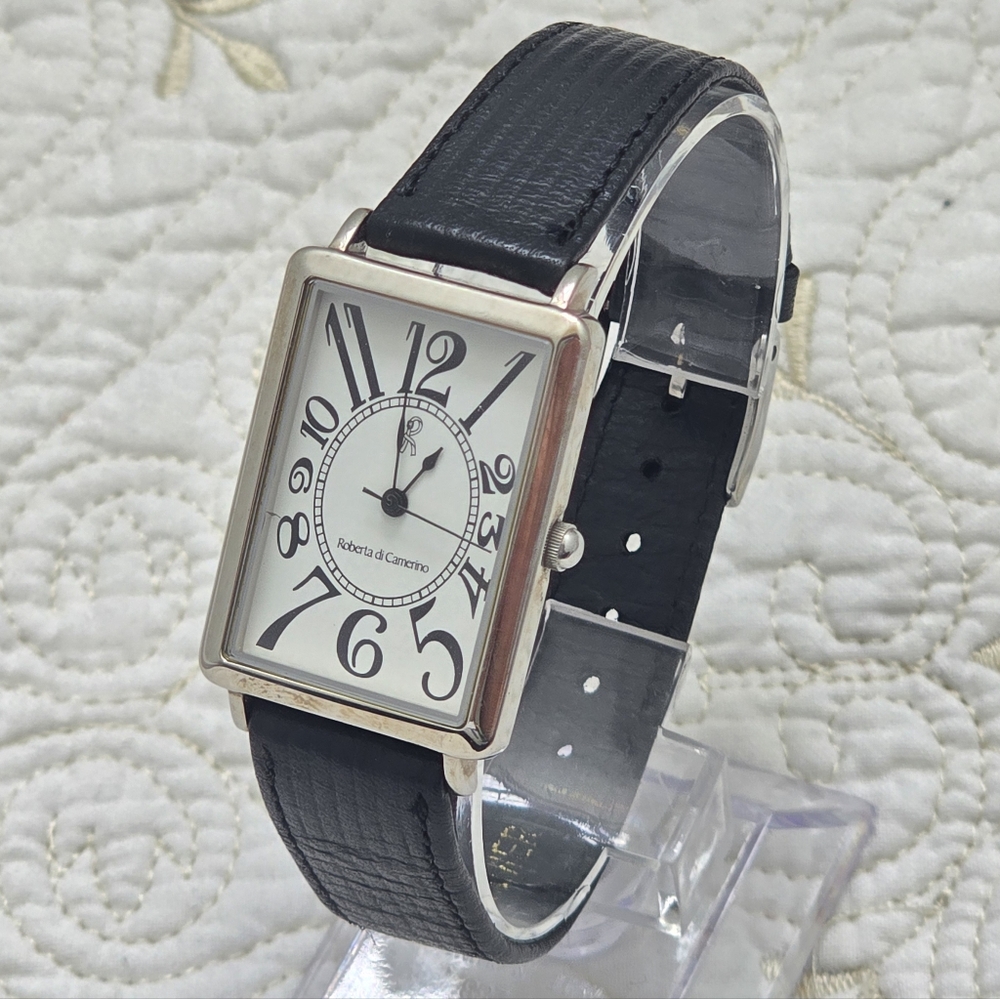 Vintage Roberta di Camerino Tank Watch RC3016 Art Deco Italian Designer
